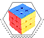 rubiks cube hexagonal stamp